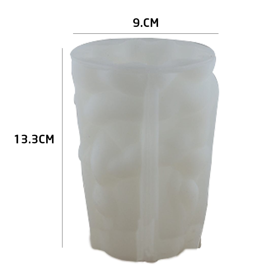 3D Cylinder Candle Handmade Mould