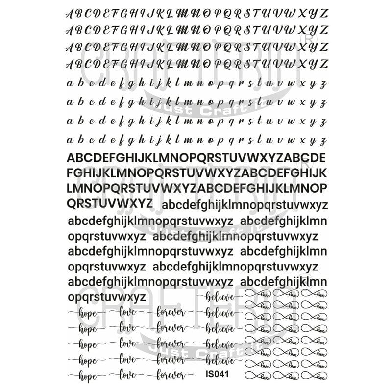 Insert Sheet (Transparent Sheet) IS041