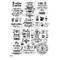 Coffee theme Insert Sheet (Transparent Sheet) IS073
