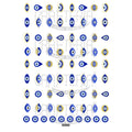 Evil Eye Theme Insert Sheet (Transparent Sheet) IS080