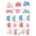 Happy Birthday Designs Insert Sheet (Transparent Sheet) IS115