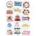 Happy Birthday Designs Insert Sheet (Transparent Sheet) IS117