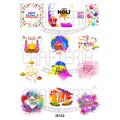 Happy Holi Designs Insert Sheet (Transparent Sheet) IS122