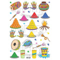 Happy Holi Designs Insert Sheet (Transparent Sheet) IS123