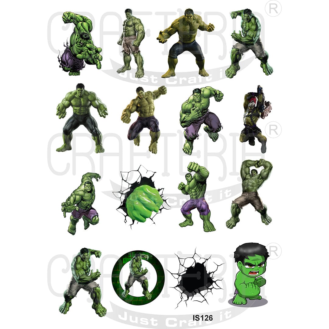 Hulk Designs Insert Sheet (Transparent Sheet) IS126