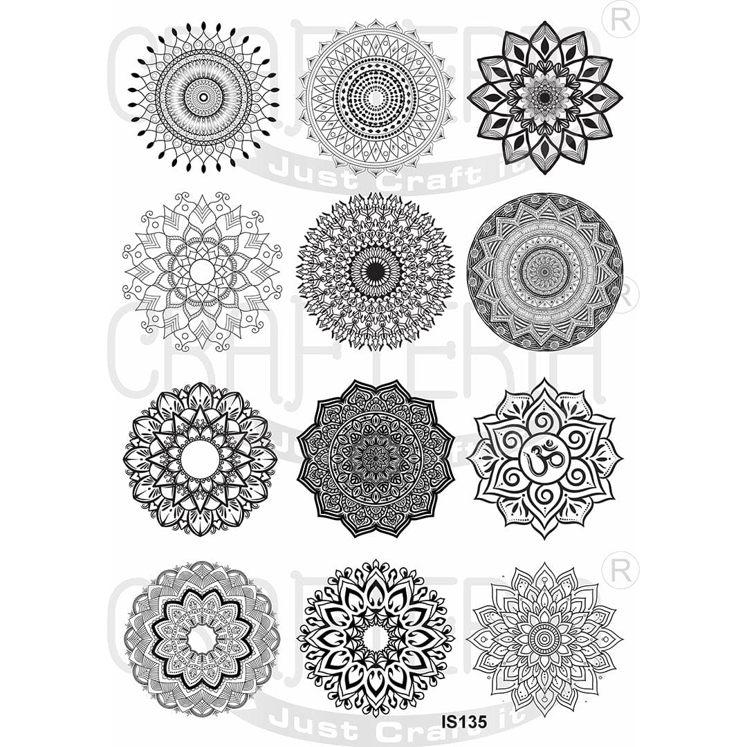 Mandala Designs Insert Sheet (Transparent Sheet) IS135
