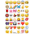 Emoji 1.25 Inch Designs Insert Sheet (Transparent Sheet) IS141