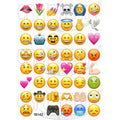 Emoji 1.25 Inch Designs Insert Sheet (Transparent Sheet) IS142