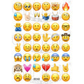 Emoji 1.25 Inch Designs Insert Sheet (Transparent Sheet) IS143