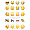 Emoji 1.5 Inch Designs Insert Sheet (Transparent Sheet) IS151