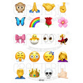 Emoji 1.5 Inch Designs Insert Sheet (Transparent Sheet) IS153