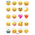 Emoji 1.5 Inch Designs Insert Sheet (Transparent Sheet) IS155