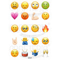 Emoji 1.5 Inch Designs Insert Sheet (Transparent Sheet) IS157