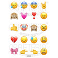 Emoji 1.5 Inch Designs Insert Sheet (Transparent Sheet) IS159