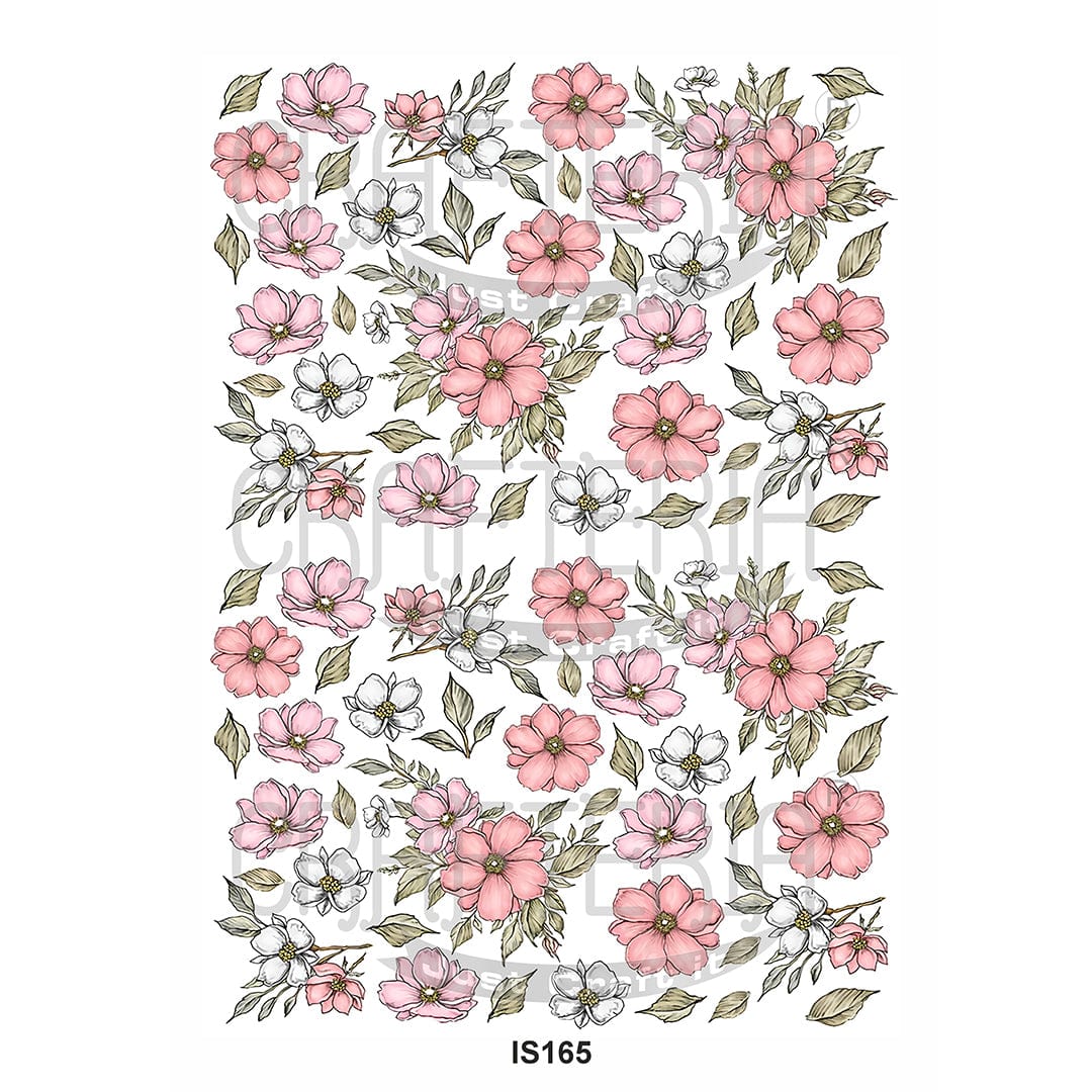 Floral Designs Insert Sheet (Transparent Sheet) IS165
