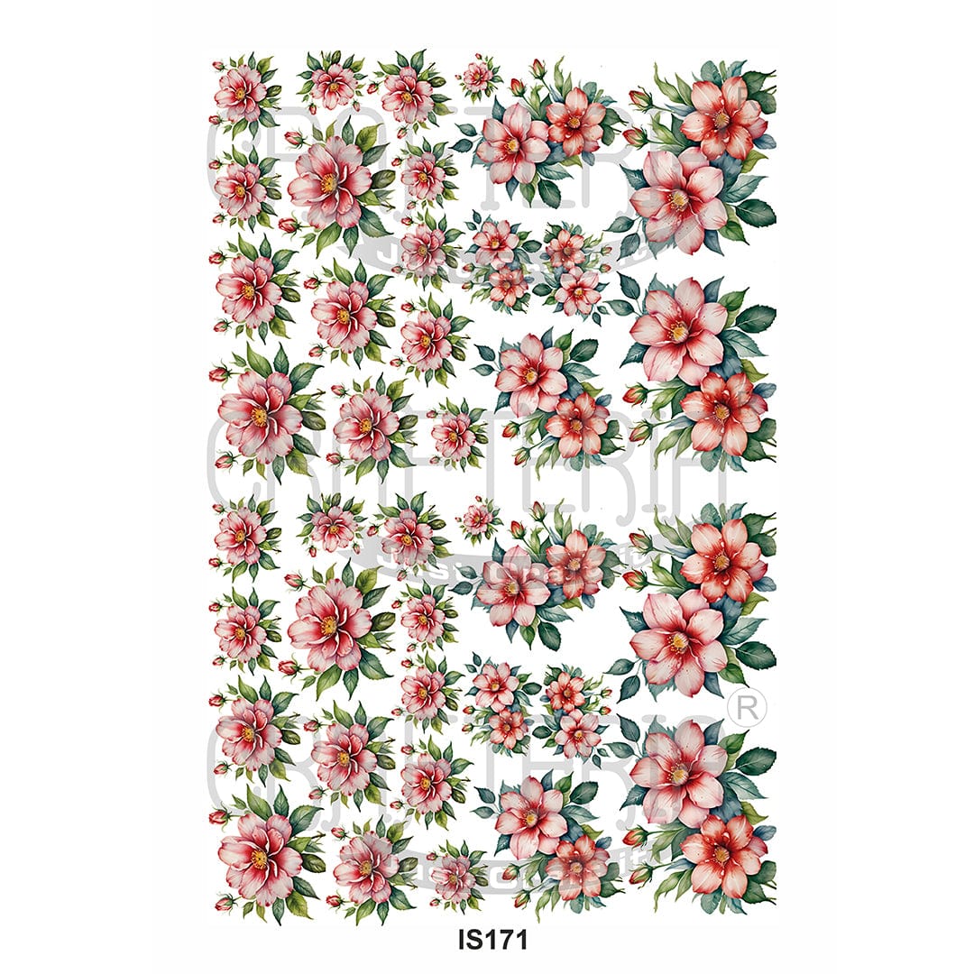 Floral Designs Insert Sheet (Transparent Sheet) IS171