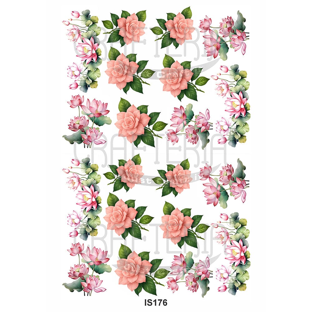 Floral Designs Insert Sheet (Transparent Sheet) IS176