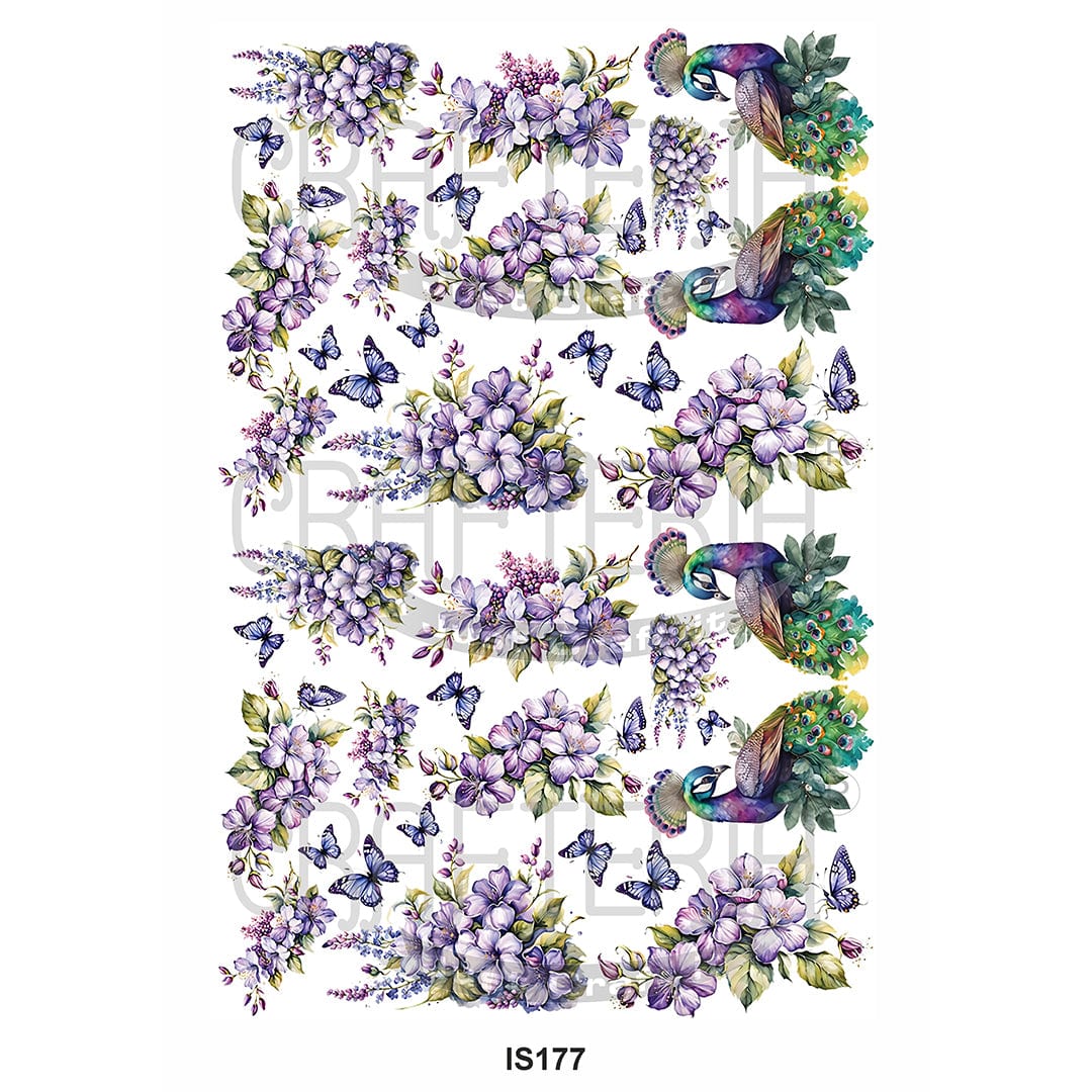 Floral Designs Insert Sheet (Transparent Sheet) IS177
