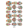 Floral And Paisley Designs Insert Sheet (Transparent Sheet) IS178