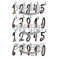 Ordinal Numbers Designs Insert Sheet (Transparent Sheet) IS179