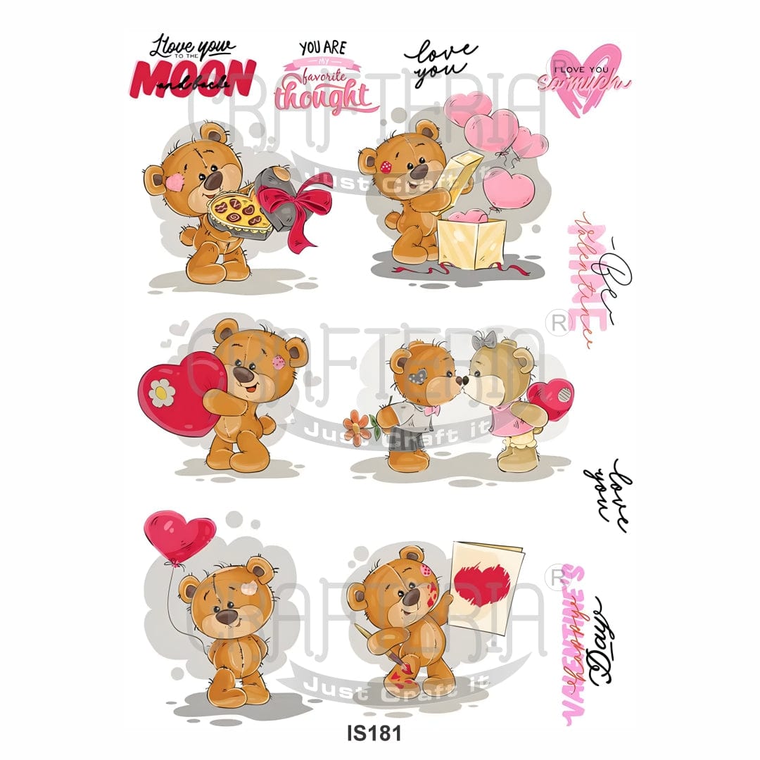 Teddy Designs Insert Sheet (Transparent Sheet) IS181