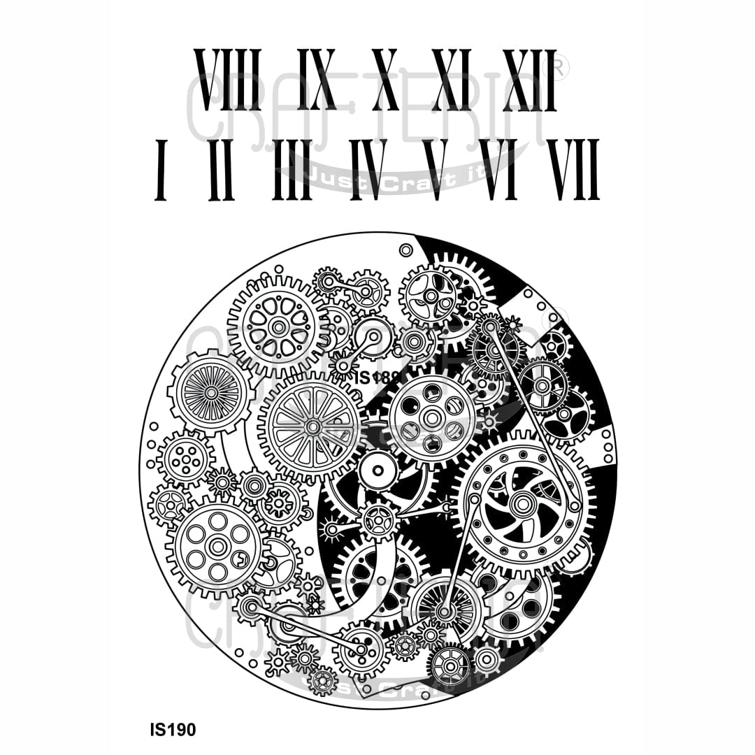 Clock Designs Insert Sheet (Transparent Sheet) IS190