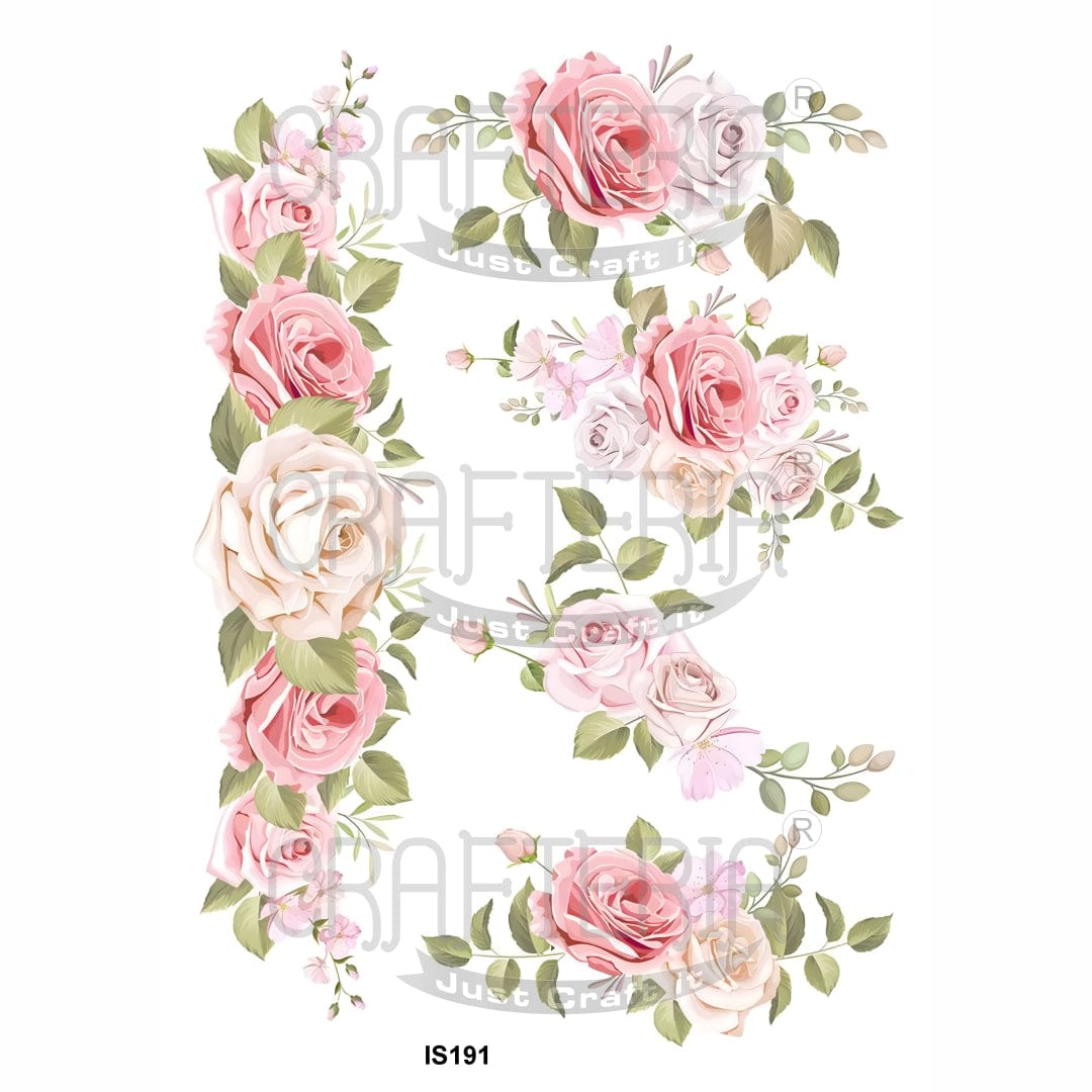 Floral Designs Insert Sheet (Transparent Sheet) IS191