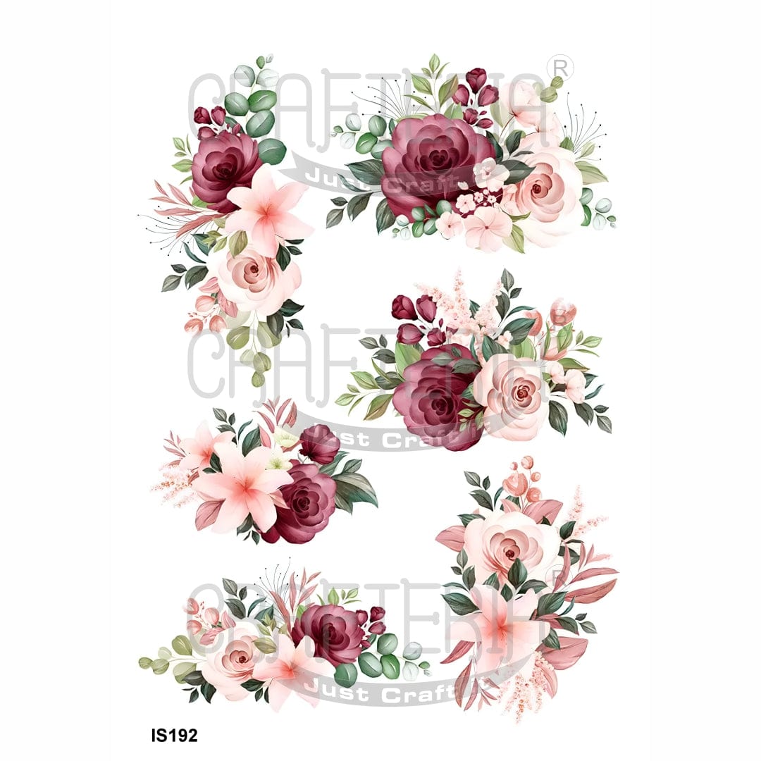Floral Designs Insert Sheet (Transparent Sheet) IS192