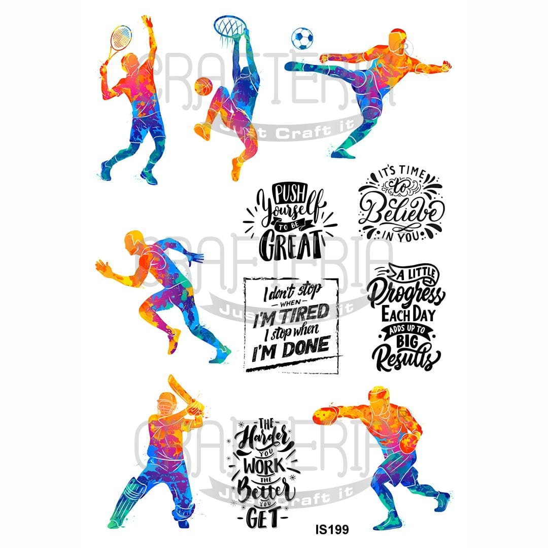 Sports Designs Insert Sheet (Transparent Sheet) IS199