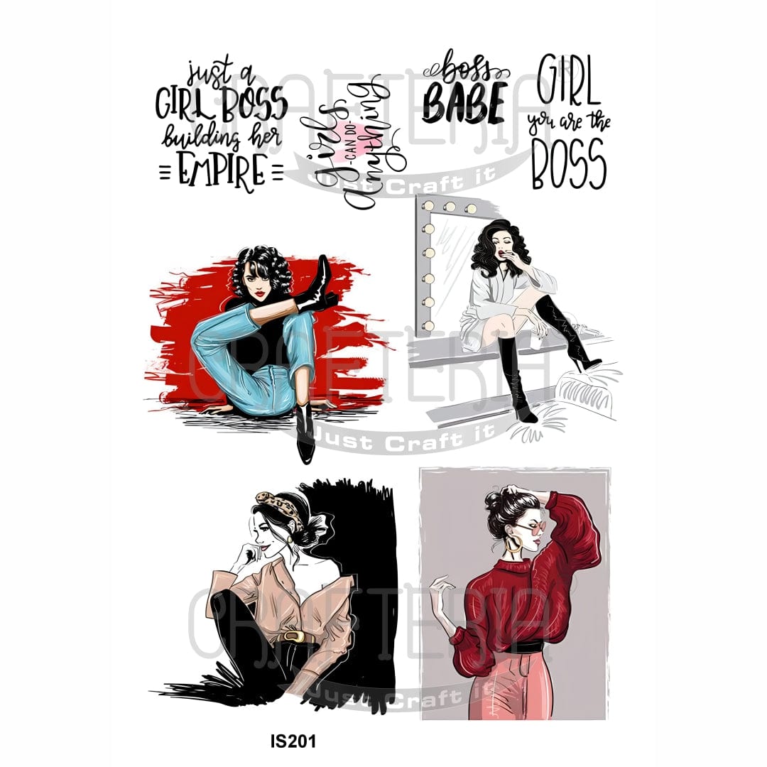 Boss Girl Designs Insert Sheet (Transparent Sheet) IS201