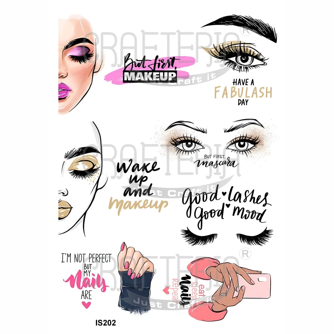 Eye Makeup Designs Insert Sheet (Transparent Sheet) IS202