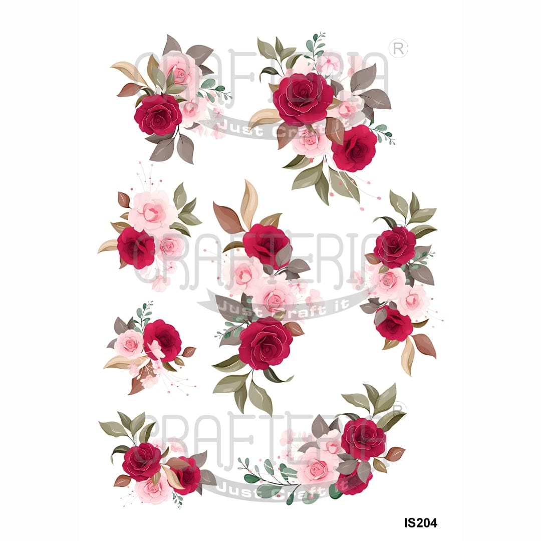 Floral Designs Insert Sheet (Transparent Sheet) IS204