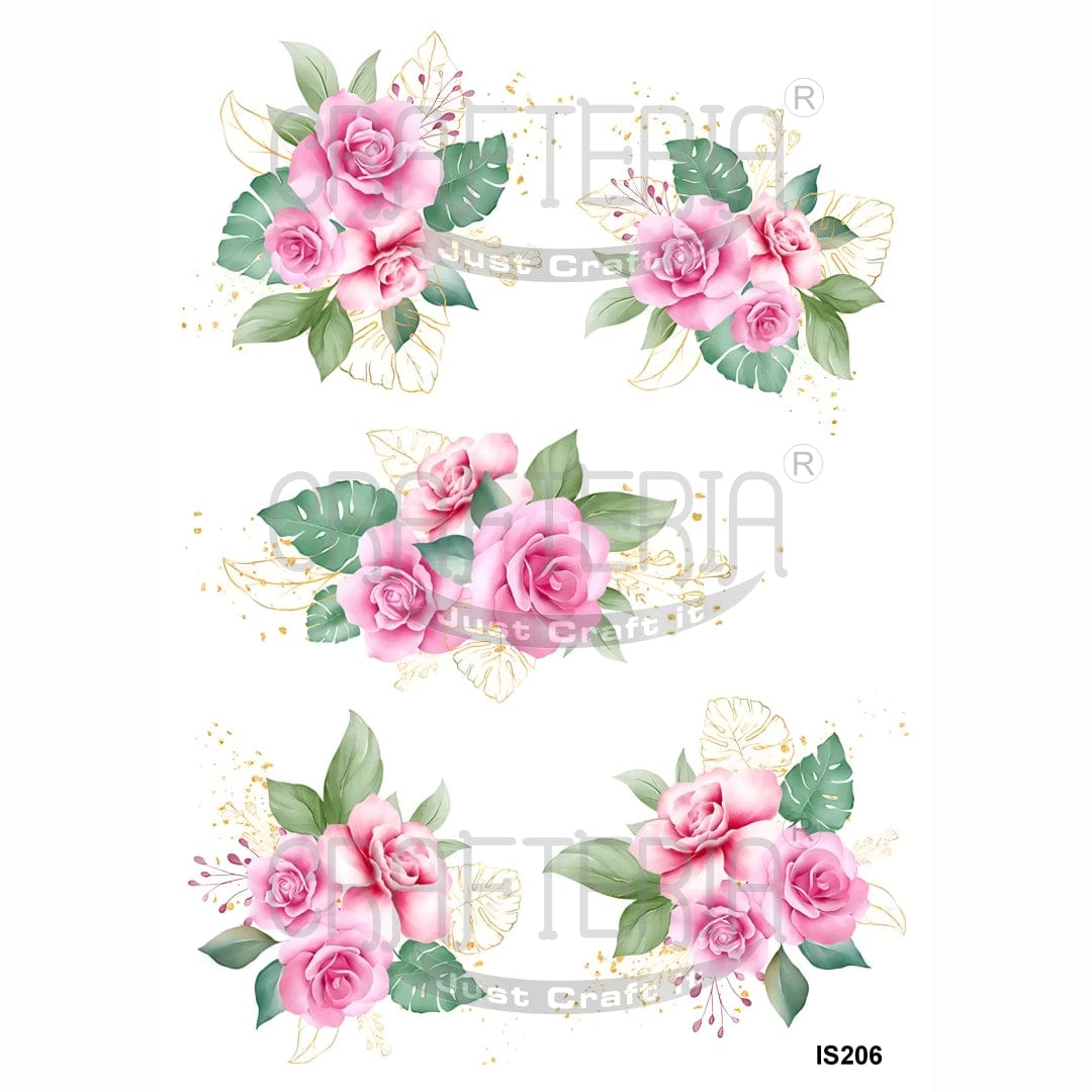 Floral Designs Insert Sheet (Transparent Sheet) IS206