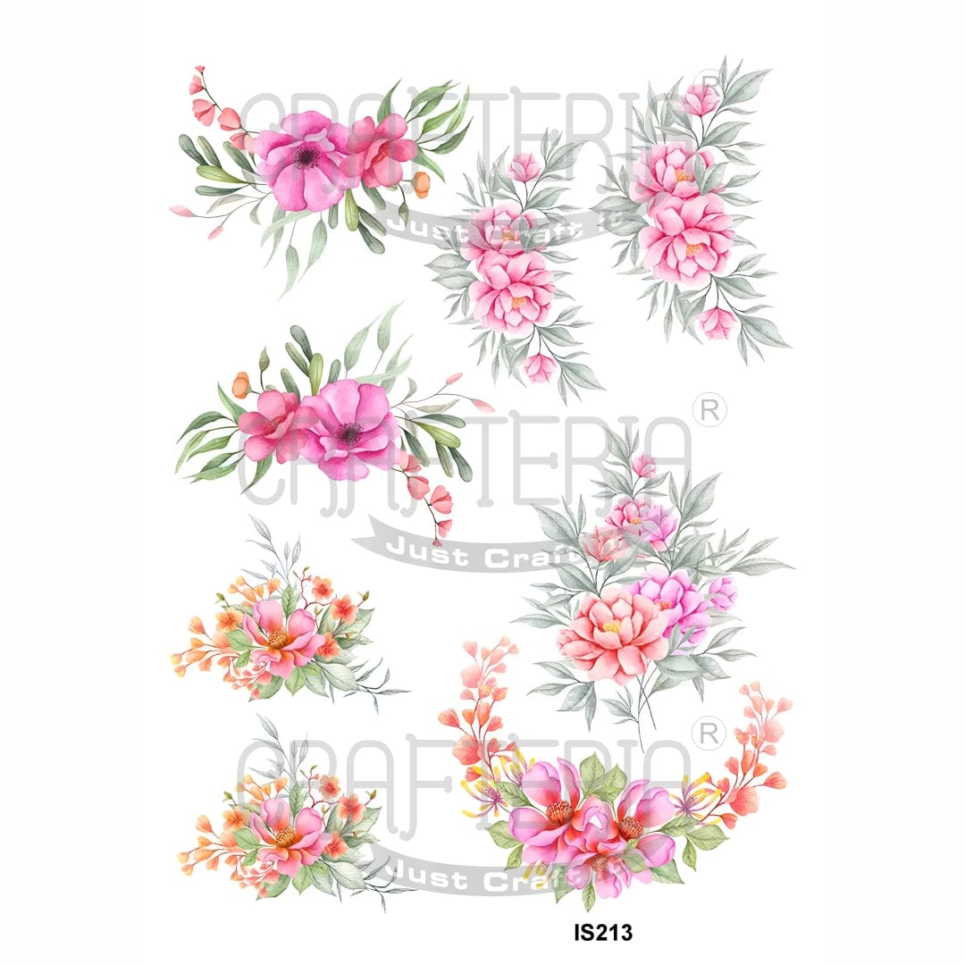 Floral Designs Insert Sheet (Transparent Sheet) IS213