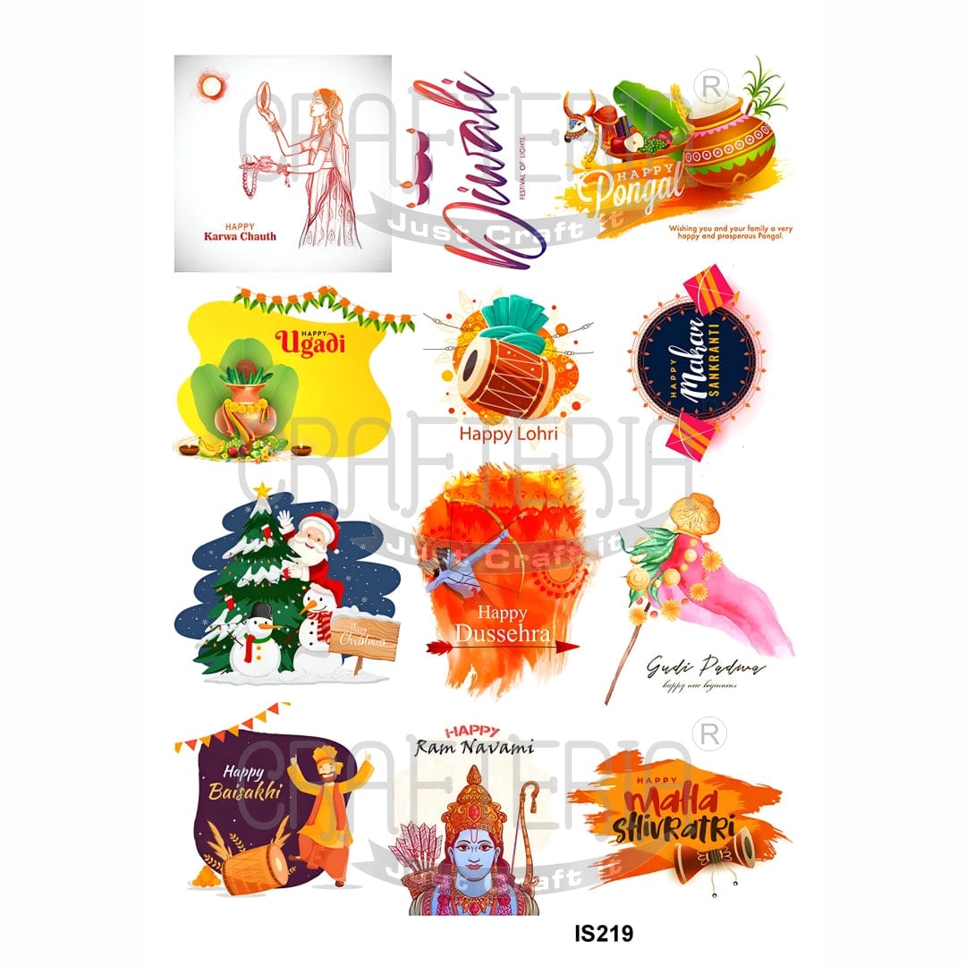 Festival Designs Insert Sheet (Transparent Sheet) IS219