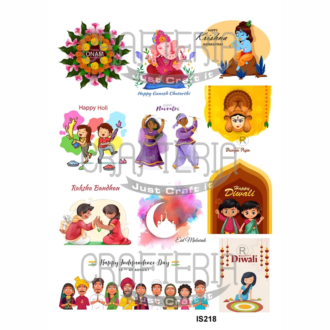 Festival Designs Insert Sheet (Transparent Sheet) IS218