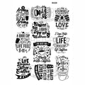 Coffee Designs Insert Sheet (Transparent Sheet) IS220