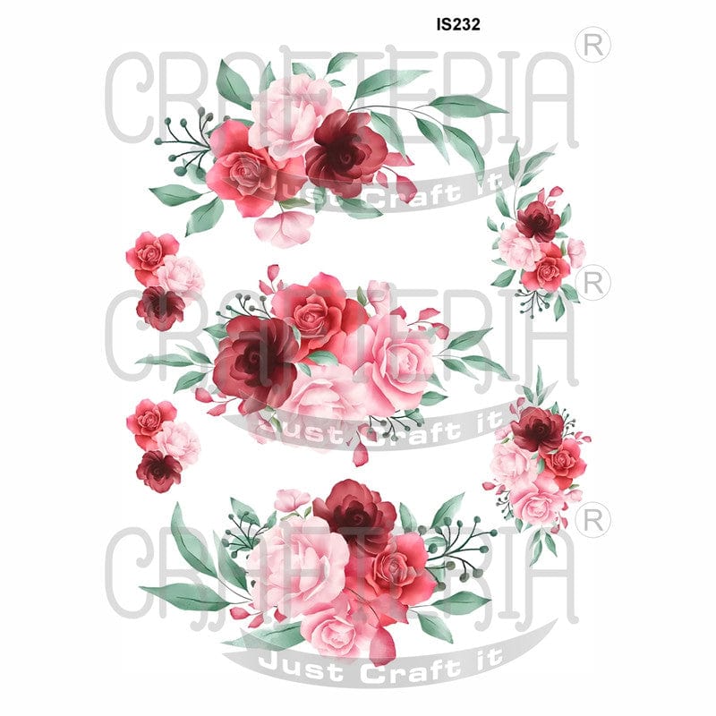 Floral Designs Insert Sheet (Transparent Sheet) IS232