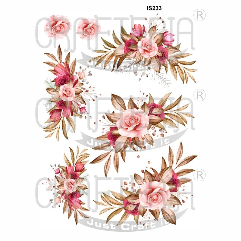 Floral Designs Insert Sheet (Transparent Sheet) IS233