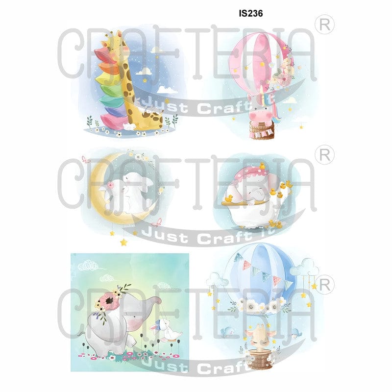 Animals Designs Insert Sheet (Transparent Sheet) IS236