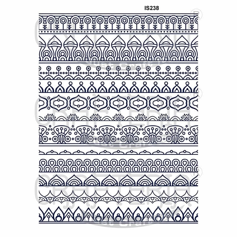 Line Patterns Designs Insert Sheet (Transparent Sheet) IS238