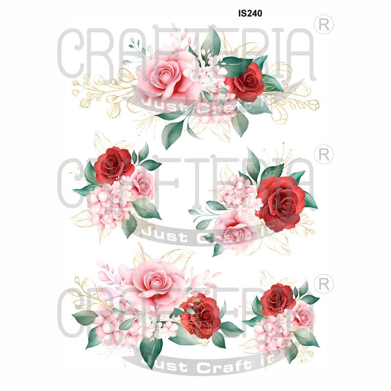 Floral Designs Insert Sheet (Transparent Sheet) IS240