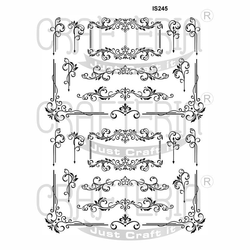 Border Designs Insert Sheet (Transparent Sheet) IS245