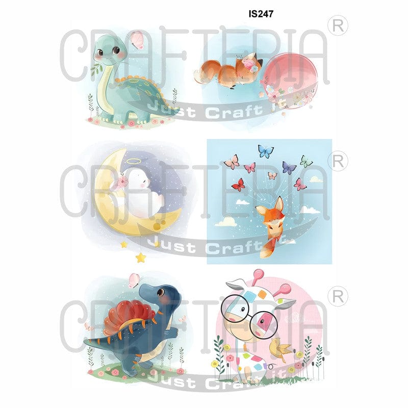 Animals Designs Insert Sheet (Transparent Sheet) IS247