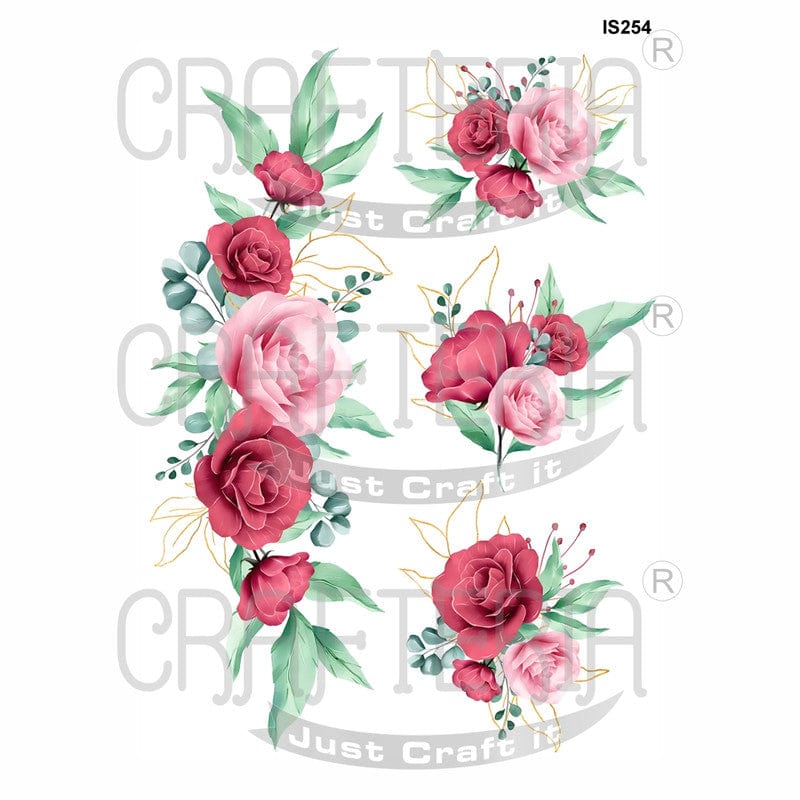 Floral Designs Insert Sheet (Transparent Sheet) IS254