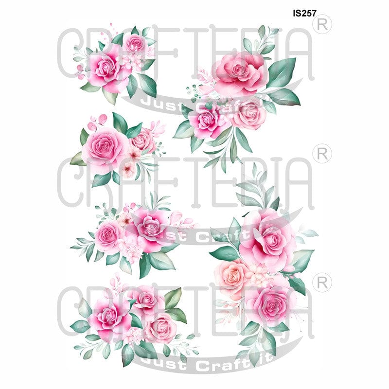 Floral Designs Insert Sheet (Transparent Sheet) IS257