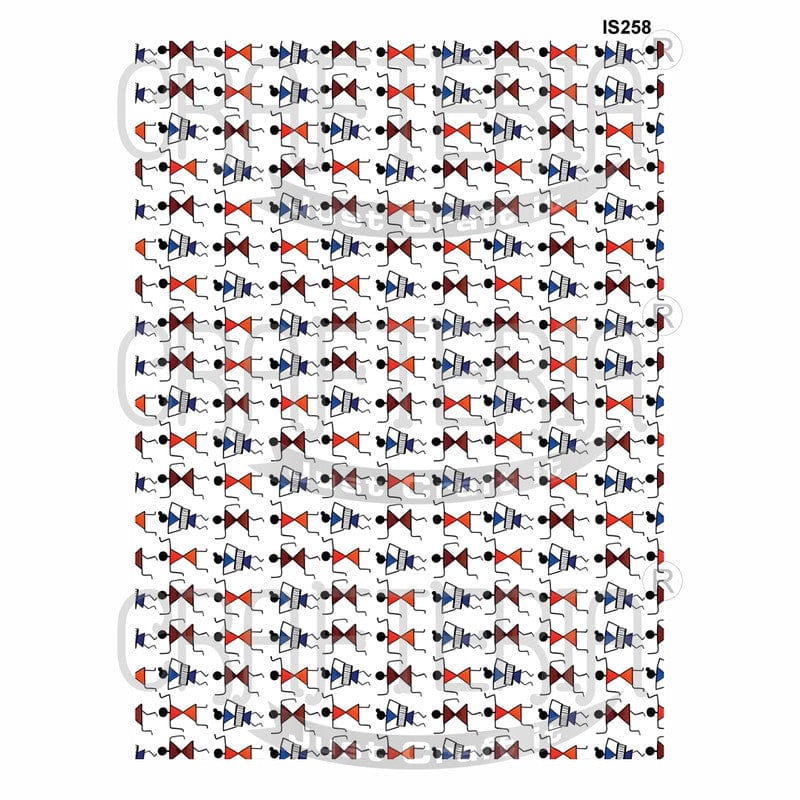 Human Pattern Designs Insert Sheet (Transparent Sheet) IS258