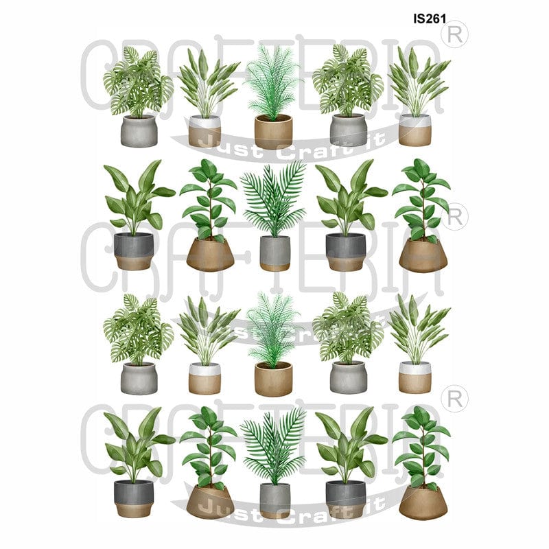 Plants Designs Insert Sheet (Transparent Sheet) IS261