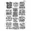 Quote Designs Insert Sheet (Transparent Sheet) IS262