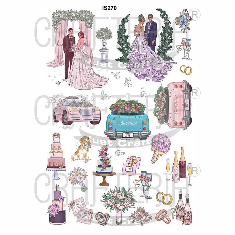 Wedding Designs Insert Sheet (Transparent Sheet) IS270